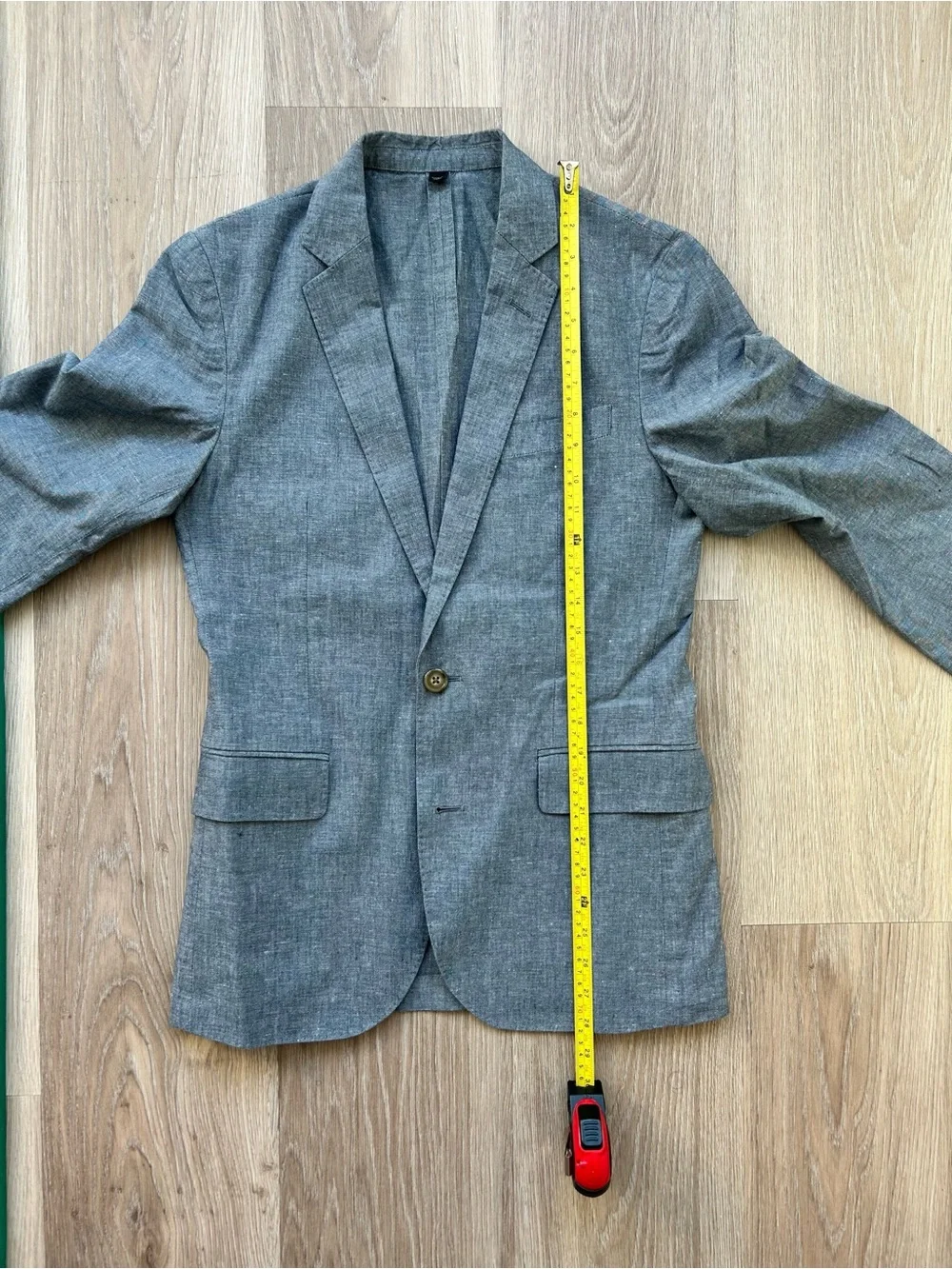 J.Crew Ludlow Slim Fit 2-Piece Unstructured Chambray Cotton Suit